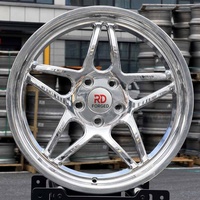 Rines de Aleación Forjados Personalizados de 15 16 17 18 19 20 Pulgadas 5x120 5x114.3 para Autos de Carreras, para BMW, Mercedes, Ford Mustang, Dodge Charger