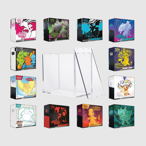 Boîte de rangement en acrylique personnalisée pour cartes Pokémon, mini boîte en fer blanc 8/10, étui de protection TCG en acrylique avec couvercle magnétique - Product Image 5