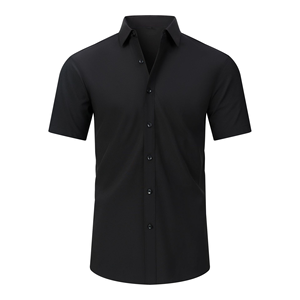 Camisetas Personalizadas Ligeras y Elásticas para <span class=keywords><strong>Hombre</strong></span>, Resistentes a las Arrugas, de Poliéster Transpirable y Absorbente de Sudor, de <span class=keywords><strong>Manga</strong></span> <span class=keywords><strong>Corta</strong></span> - Product Image 4