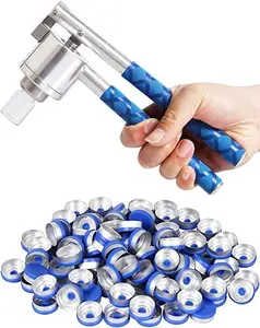 TEBAK 10ml 20ml frasco de vidro manual frasco de perfume máquina seladora de tampa de frasco de vidro de alumínio
