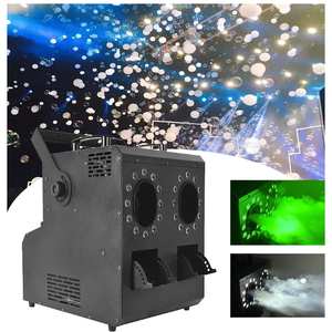 Máquina Profesional de Niebla y Burbujas LED, 1500W, Doble Salida, Control Automático DMX512 con Tanque de 1.2L para Escenarios, Discotecas y Eventos - Product Image 3