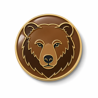 Marqueur de balle de golf personnalisé avec logo, en métal émaillé, pour cadeaux de golf, souvenirs, événements, OEM, ODM, vente en gros