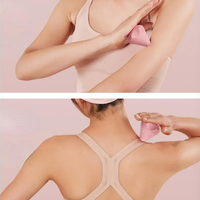 Balle de libération myofasciale en silicone avec ventouse montable pour points de déclenchement