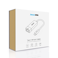 Adaptateur de carte LAN USB-C externe Jasoz, transmission Gigabit 1000 Mbps, convertisseur réseau RJ45, sans pilote, Ethernet Type-C Realtek