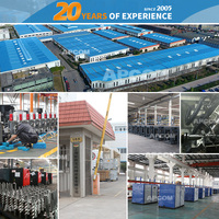 Sabit Hızlı Yağsız Vidalı Hava Kompresörü 132 160 185 200 220 250kw 8 10bar Uzun Ömürlü Düşük Bakım Maliyetli