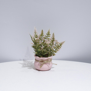 <span class=keywords><strong>Maceta</strong></span> artificial Rosa hecha a mano para decoración <span class=keywords><strong>de</strong></span> habitación <span class=keywords><strong>de</strong></span> niña pequeña, escritorio <span class=keywords><strong>de</strong></span> oficina, accesorios para mujer - Product Image 4