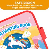 Livre de dessin à l'eau magique en gros d'usine, bloc de coloriage réutilisable, jouet de peinture sans désordre pour enfants