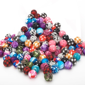 Nouvelles perles en silicone de qualité alimentaire pour la dentition des bébés, accessoires de collier DIY, personnalisables pour la fabrication de stylos - Product Image 4