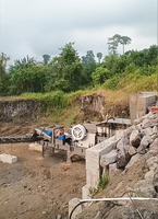 Concasseur à mâchoires primaire robuste neuf pour l'extraction de minerai de roche dure