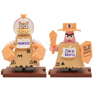 Mercancía <span class=keywords><strong>de</strong></span> Anime <span class=keywords><strong>de</strong></span> PVC, <span class=keywords><strong>Esponja</strong></span> Amarilla con sus Amigos, Caja Misteriosa, Juguetes en Cápsula, Juguetes Gacha - Product Image 5