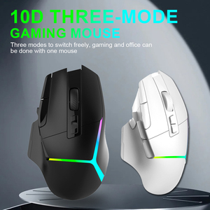 Tùy chỉnh 10D Tri chế độ lập trình chuột Ergonomic Chuột chơi game RGB chiếu sáng - Product Image 2