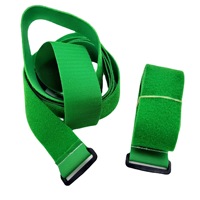 Sangle de bagage robuste avec boucle en plastique - Attache auto-agrippante colorée pour valise et fixation de cargaison