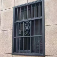 Ventanas de Seguridad Europeas de Hierro Forjado y Acero Inoxidable para Uso Residencial y Comercial