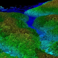 Equipo de Mapeo LiDAR Aéreo Geosun GS-130X Económico con Penetración de Vegetación para Conteo de Árboles en Bosques y Topografía Terrestre