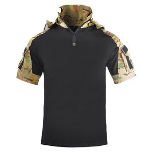 Camiseta de Caza de Lona para Hombre, Transpirable, de Secado Rápido, Táctica, de Manga Larga y Cuello Redondo - Product Image 1