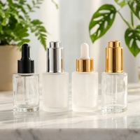 Botol Roller Kaca Bening/Buram 15ml 50ml dengan Pipet Stainless Steel, Sablon Sutra, Merek JIHUA, untuk Minyak Atsiri, Parfum, dan Lip Oil