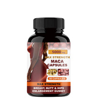 Capsules de Maca à Force Maximale Marque Blanche pour l'Augmentation des Seins, des Fesses et des Hanches – Compléments pour les Courbes Corporelles Féminines