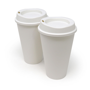 ฝาปิดแก้วกาแฟแบบใช้แล้วทิ้ง ขนาด 80 มม. 90 มม. ย่อยสลายได้ทางชีวภาพ สำหรับเครื่องดื่มร้อน ทำจากชานอ้อย  ลดราคาพิเศษ - Product Image 1