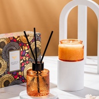 Vente spéciale huile essentielle en relief sans feu, ornement personnalisé, parfum, salon, toilettes, hôtel, ensemble de bougies parfumées parfumées