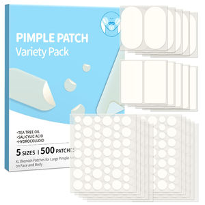 Square, Strip, Dot 5 Sizes Hydrocolloid <b>Patch</b> Big Hydrocolloid Bandages XL Acne Pimple <b>Patches</b> for Body Face Forehead Chin - Product Image 1
