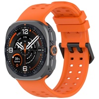 Bracelet de remplacement en acier inoxydable avec boucle Ocean pour Samsung Galaxy Watch Ultra 2 47 mm, bracelet de montre sport en silicone