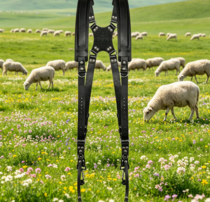 Cinghia per Fotocamera in Vera Pelle a Sgancio Rapido, Antiscivolo, con Doppia Tracolla e Gancio in Metallo per Fotocamere SLR e DSLR - Product Image 4