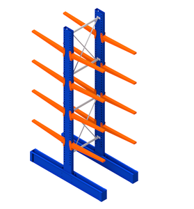 Jracking công nghiệp kho lưu trữ Kệ thép cantilever Kệ hệ thống cho lốp xe và tự động - Product Image 1