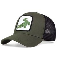 Casquette de camionneur en coton 5 panneaux imperméable personnalisée OEM