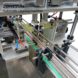 ZONESUN Automatic Electric Screw Bottle Plastic Glass Water <b>Juice</b> Honey Small Washing Dropper Spout Pouch Capping <b>Machine</b> - Product Image 3