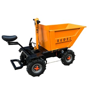Chariot basculant électrique à benne ouverte d'une capacité de 1 tonne avec construction en acier de 3,0 mm d'épaisseur - Product Image 1