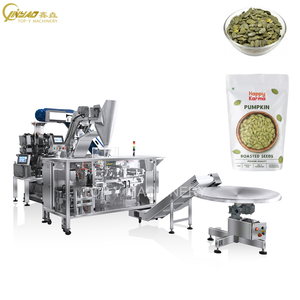 Pesador multicabezal automático de alta precisión, semillas de calabaza, nueces, frijoles, soporte, bolsa, máquina de embalaje, funciones de sellado de llenado, bolsa - Product Image 1