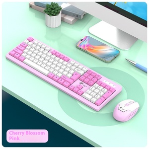 104-Key ABS Keycap LED Backlit Bàn phím không dây và chuột thiết lập không thấm nước cho Máy tính để bàn và máy tính xách tay máy tính - Product Image 6