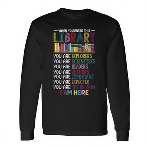 Camiseta de manga larga para el aprecio del personal de la biblioteca, regalo para profesores y bibliotecarios para el regreso a clases - Product Image 2