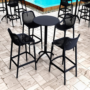 Meubles Harry <span class=keywords><strong>Bertoia</strong></span> pour restaurants industriels chaise de salle à manger à cadre en plastique durable tabouret de bar de cuisine en plastique haut chaise de bar en hauteur - Product Image 3