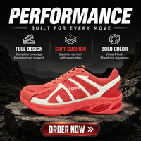 Sneakers de course rétro unisexes entièrement personnalisables, dessus en mesh respirant, couleur contrastée, amortissement des chocs, lacets, chaussures de sport été-printemps