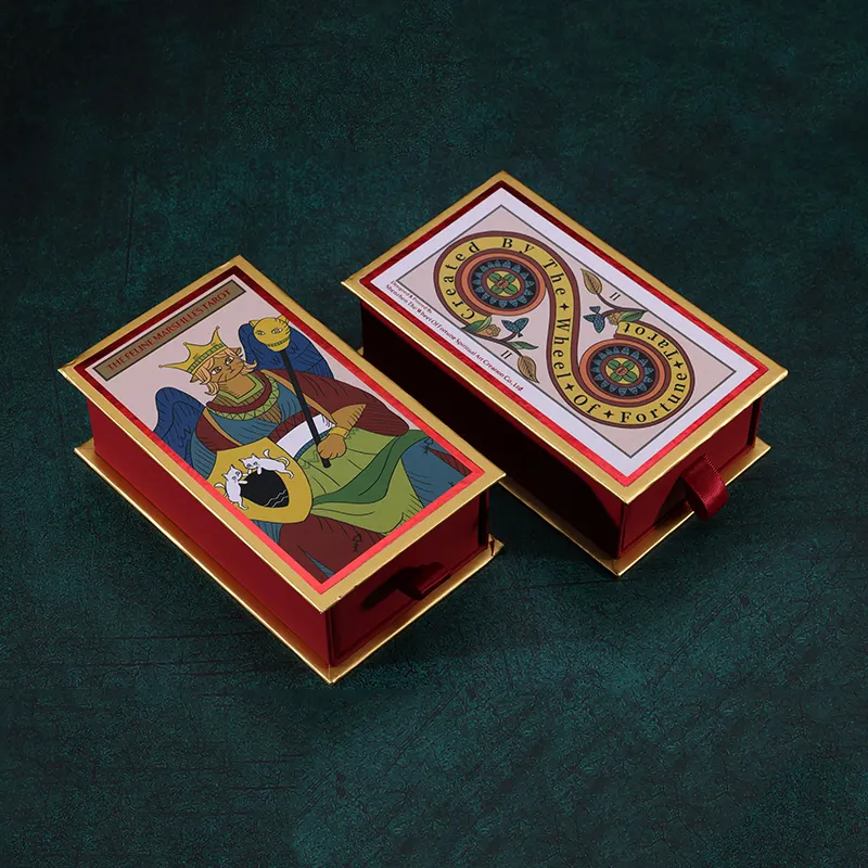 Baralho de cartas de tarô com guia para iniciantes Cartões Espirituais originais impressos