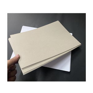 Tablero de papel gris y marfil, buena calidad, 220gsm, 300gsm, 350gsm - Product Image 1
