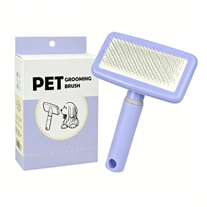 Spazzola districante per cani e gatti, pettine morbido per la rimozione del pelo e lo smacchiettamento, spazzola delicata per la rimozione del pelo in eccesso per animali domestici - Product Image 2