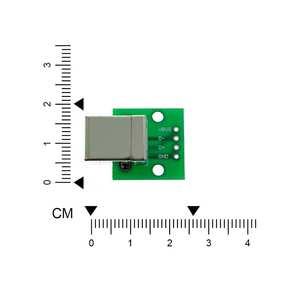 OKY3447-4 Wholesale <b>USB</b> <b>B</b> Female Socket <b>to</b> 4 Pin DIP Adapter Module PCB for Data Cable and Device Development - Product Image 3