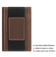 Dompet Minimalis Anti-scan Grosir Pabrik, Tipis dengan Tombol Otomatis, Tempat Kartu Kredit