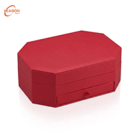 Calendrier de l'Avent de Luxe Réutilisable, Boîte en Papier Portable avec Tiroir Magnétique, Coffret Cadeau pour Bijoux, Cosmétiques, Parfums, Chocolats de Noël