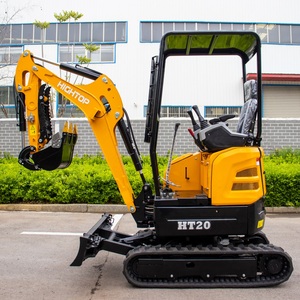 รถขุดขนาดเล็ก Home Orchard HT-20 สำหรับงานก่อสร้าง พร้อมหัวจับแบบกลไกและหัวเจาะดิน - Product Image 5