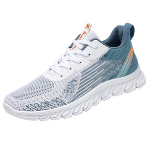 B-YS03 Scarpe Casual da Uomo per Escursionismo e Passeggio Comode Scarpe Sportive Allacciate per Esterno Autunno e Inverno Alla Moda Colore Bianco - Product Image 1