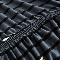 Baby Simple Robuster Rutschfester Langlebiger Pflanzenmuster-Stretch-Rock Polyester L-förmiger Modularer Sofabezug für Wohnzimmer