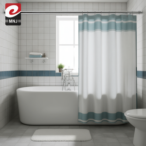 Asta per tenda doccia in alluminio estensibile da 110-200 cm per uso in bagno - Product Image 2