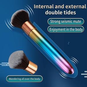 Haiguan Funny Vibrators Adult Toys Qualitäts sicherung Großhandel Bullet Cosmetic Brush Vibrator - Product Image 4