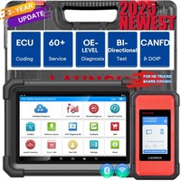 Herramienta de Diagnóstico Bidireccional OBDII Universal para Automóviles/Camiones de Servicio Pesado X431 PRO3S+ SmartLink HD Eléctrica de 12-24 V, WiFi ECU, 1 Año