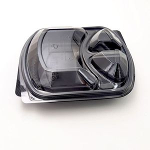 Microwaveable Customizable Takeaway <b>Packing</b> <b>Lunch</b> <b>Boxes</b> Plastic Disposable Container With Lid Fast Food Box - Product Image 5