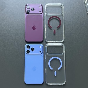 เคสโทรศัพท์กันกระแทกแบบใส 2.5 มม. PC+อะคริลิค ป้องกันเหลือง พร้อมแม่เหล็ก รองรับการชาร์จไร้สาย ขายดี - Product Image 5