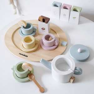 <strong>Woden</strong> Children Furniture Infantil Pretend Play Tea Set <strong>Kitchen</strong> Play Set Kids Toys for Girls <strong>Kitchen</strong> Set - Product Image 2